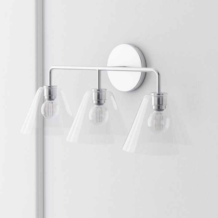 Conica Cone Wall Sconce - 1, 2, 3-Light Modern Glass Lighting