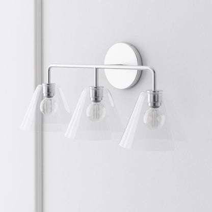 Conica Cone Wall Sconce - 1, 2, 3-Light Modern Glass Lighting