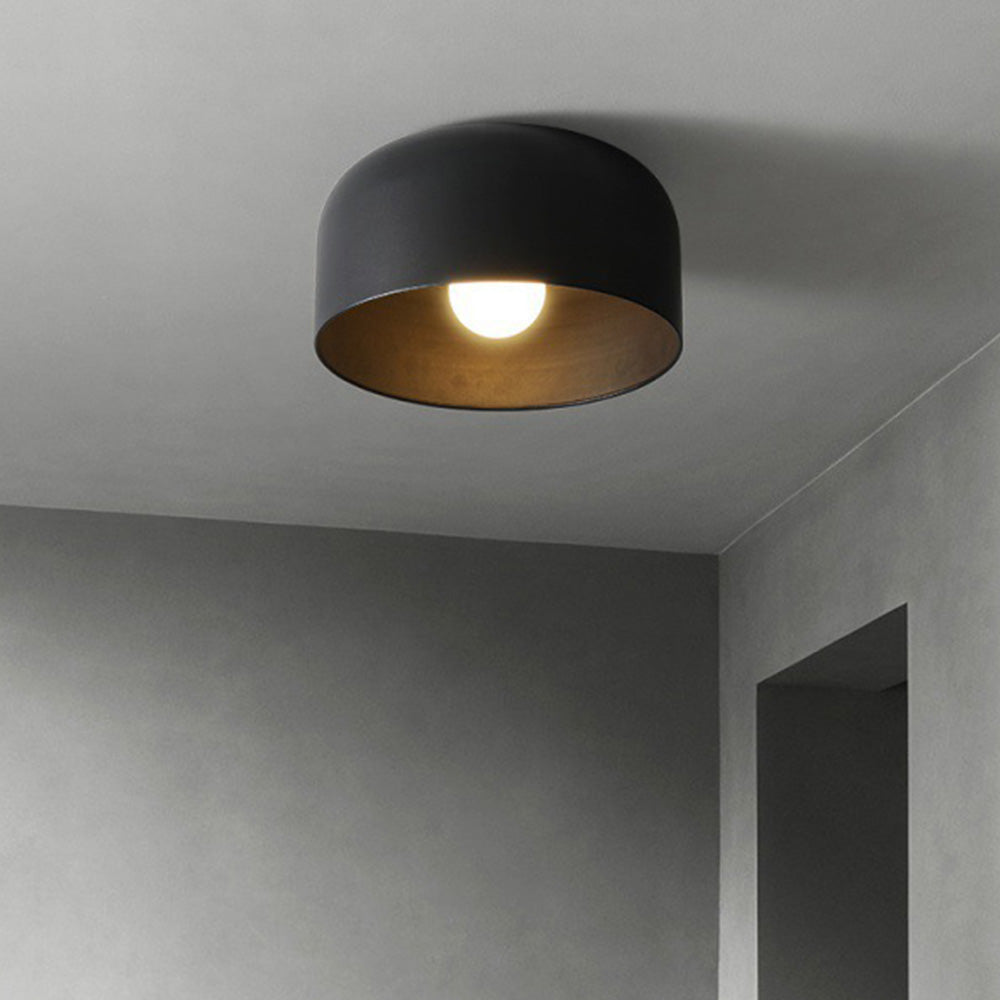 Stylische Skandinavische Rund Metall Deckenleuchte