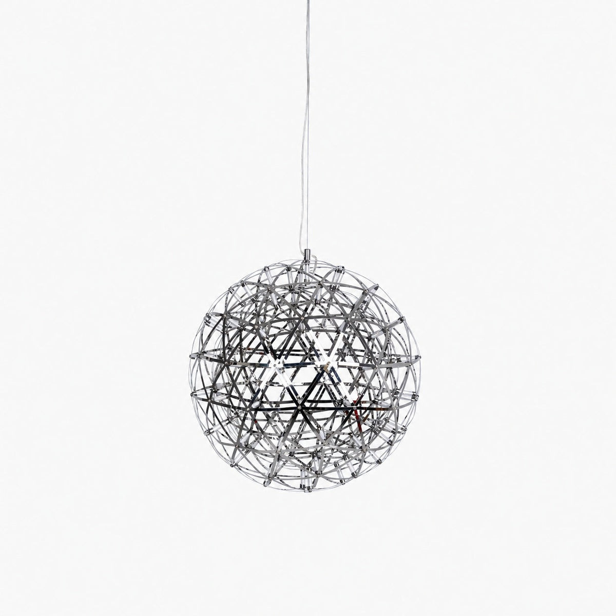 Silver Spark Ball Pendant Light