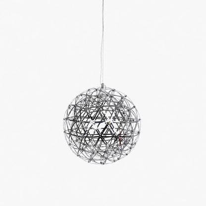 Silver Spark Ball Pendant Light