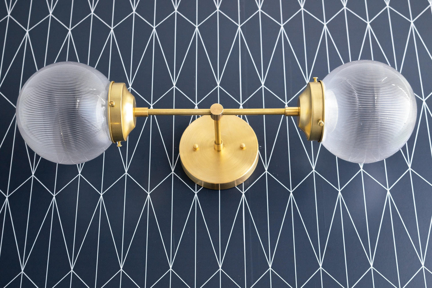 Lumio Globe Versatile Vanity Sconce - Dimmable Light for Bathroom and Hallway Use