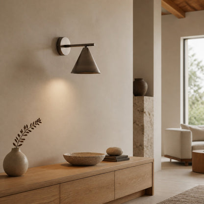 Oricone Moderne Wandleuchte mit verstellbarem Arm – Minimalistisches Metalldesign für Wohnräume