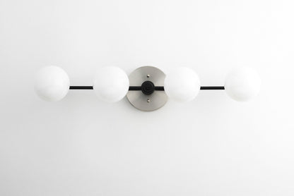 Glorica Glass Long Vanity Light - Modern Minimalist Wall Sconce Design