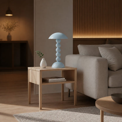 Modo LED Table Lamp – Orb-Stacked Base Mushroom Shade Perfect for Living Room or Bedroom