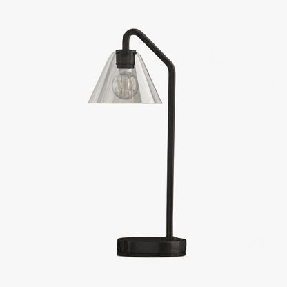 Conica Skulpturale Kegel-Tischlampe – Moderne Glasbeleuchtung für Schlafzimmer oder Schreibtisch