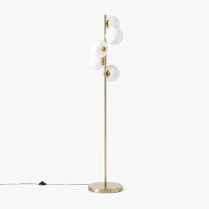 Brina Glass Multi-Light Stehleuchte – Moderne Stehleuchte mit Eleganz
