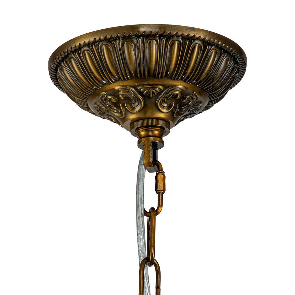 Luxuriöse Vintage Kristall Kugel Pendelleuchte