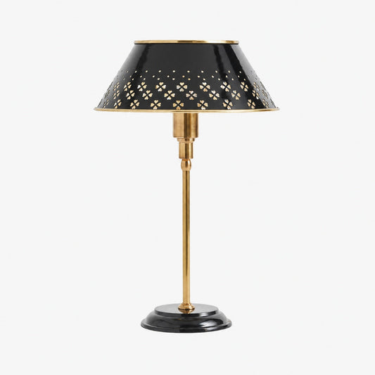 Auriglow Perforierte Blumen-Tischlampe - Space Age inspiziertes Highlight für Wohnzimmer, Schlafzimmer oder Büro