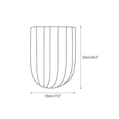 Fluted Glass Wall Lamp – Modern Minimalist Design for Bedroom Bedside Lighting