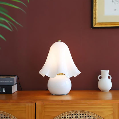 Bellina Elegant Glass Table Lamp – Sleek Design for Bedside or Desk