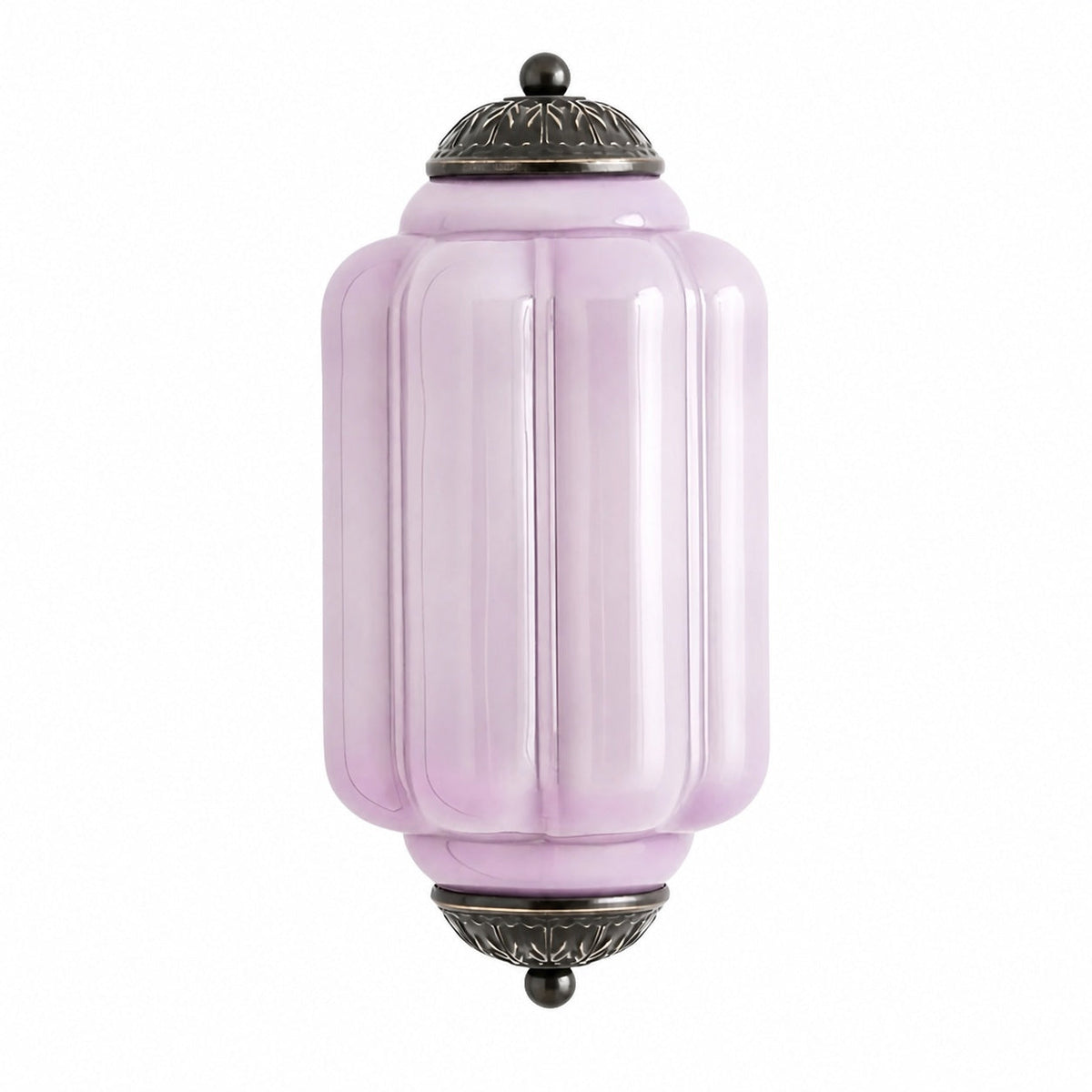 Eloise Messing-Wandleuchte – Elegante Vintage-Beleuchtung aus Milchglas