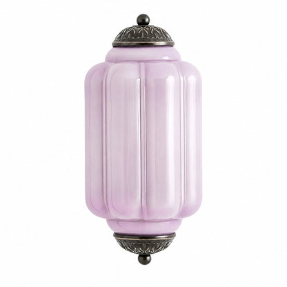 Eloise Messing-Wandleuchte – Elegante Vintage-Beleuchtung aus Milchglas