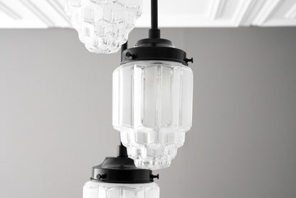 Tierlux Glass Pendant Light - Art Deco Globe Design