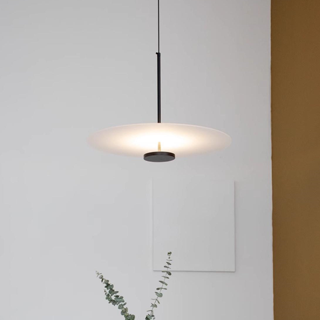 Mid Century Modern Flat Disc LED Pendelleuchte für Küche