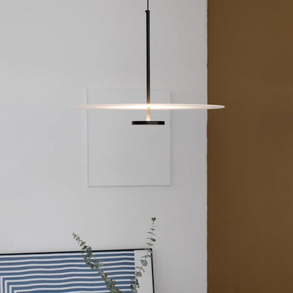 Mid Century Modern Flat Disc LED Pendelleuchte für Küche