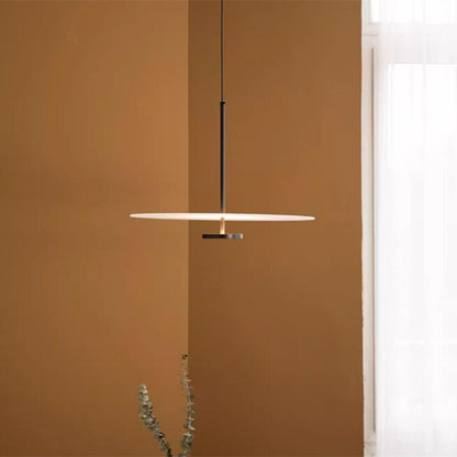Mid Century Modern Flat Disc LED Pendelleuchte für Küche