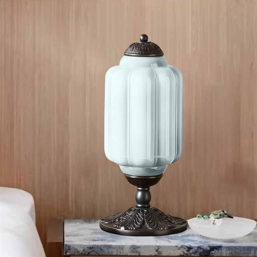 Eloise Tischlampe - Vintage Design Glas Tischlampe