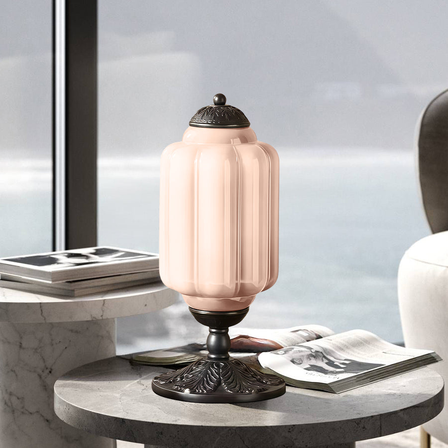 Eloise Tischlampe - Vintage Design Glas Tischlampe