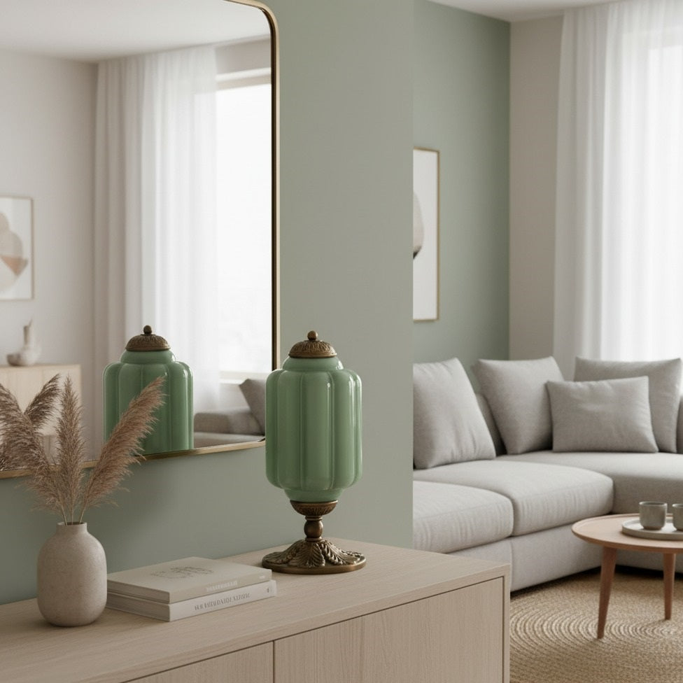 Eloise Table Lamp - Vintage Design Glass Table Lamp