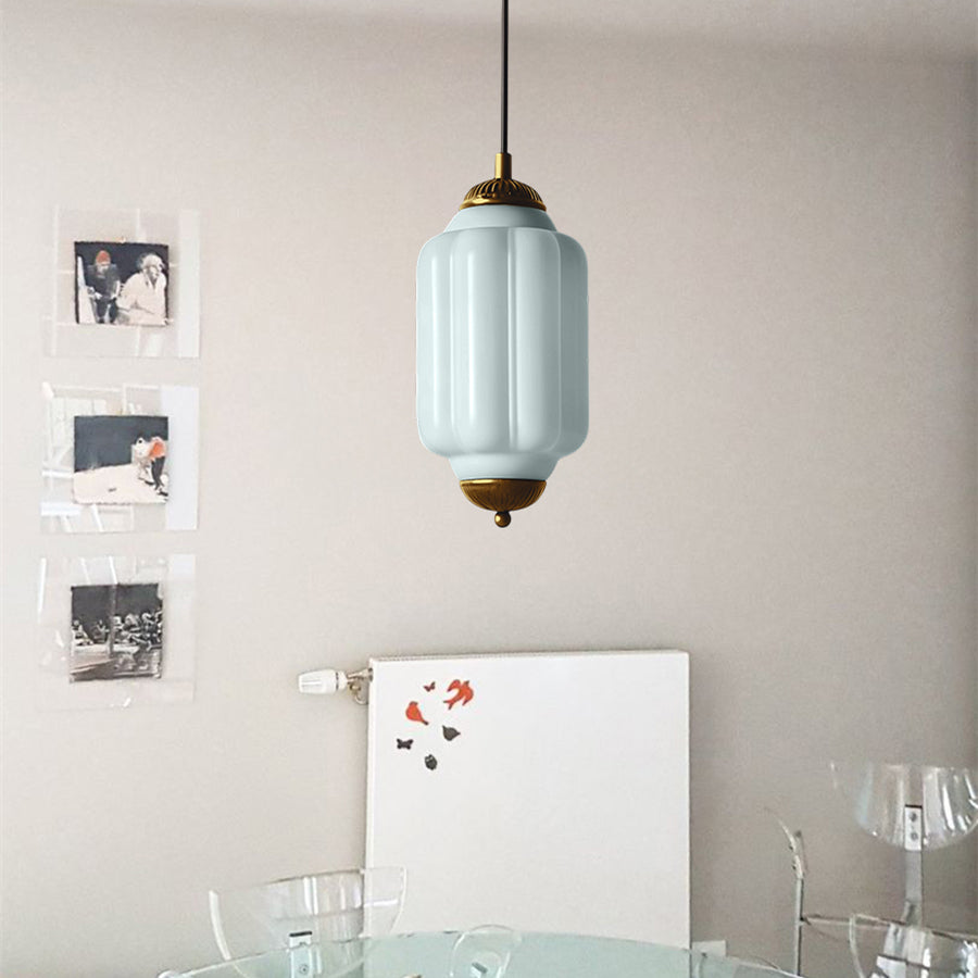 Eloise Petite Pendelleuchte - Vintage Milchglaslampe