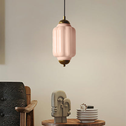 Eloise Petite Pendelleuchte - Vintage Milchglaslampe