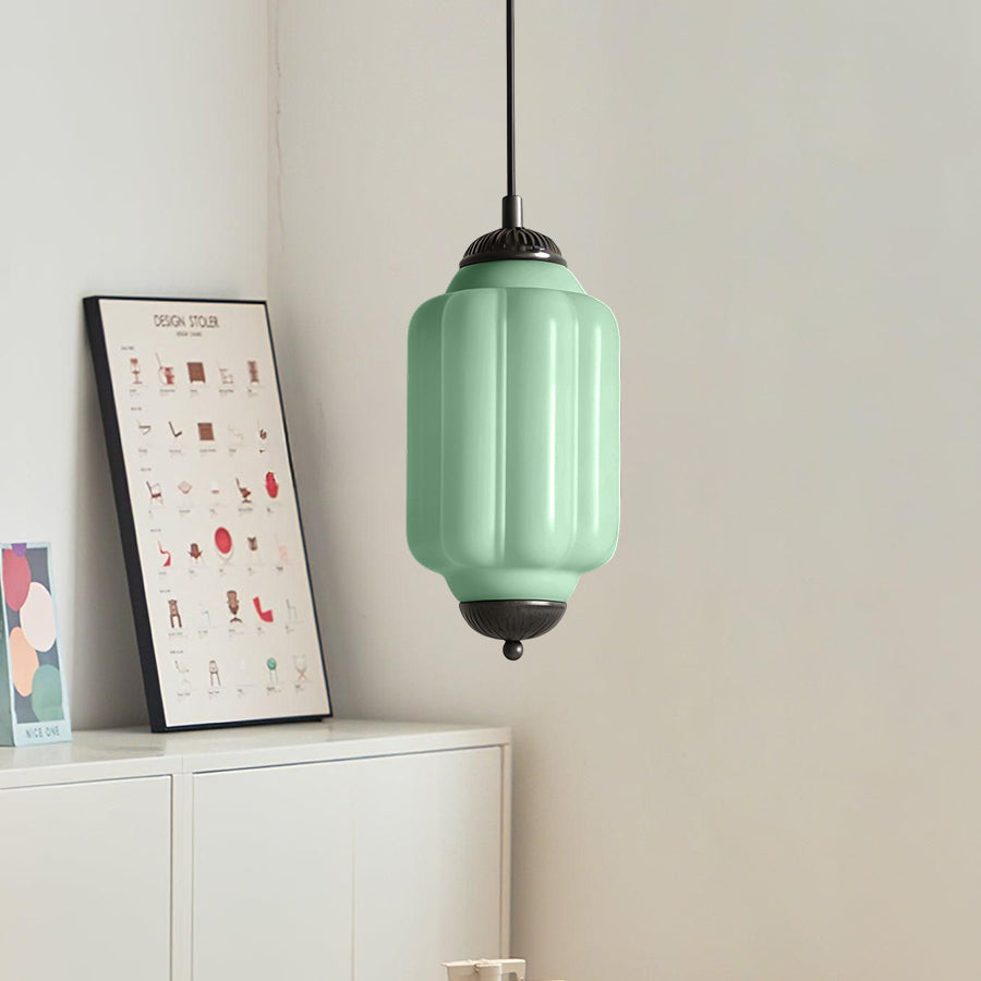 Eloise Petite Pendelleuchte - Vintage Milchglaslampe