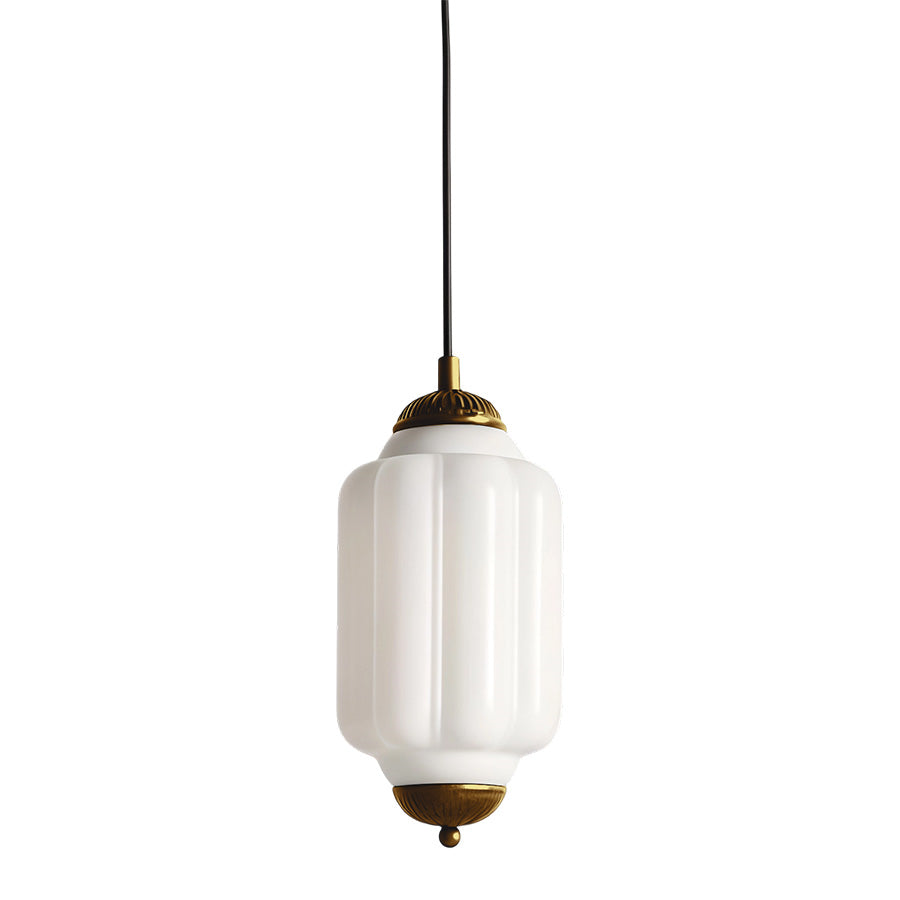 Eloise Petite Pendelleuchte - Vintage Milchglaslampe