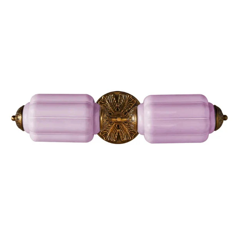 Eloise Glas Wandleuchte - Vintage Milchglas Wandleuchte Schminktisch