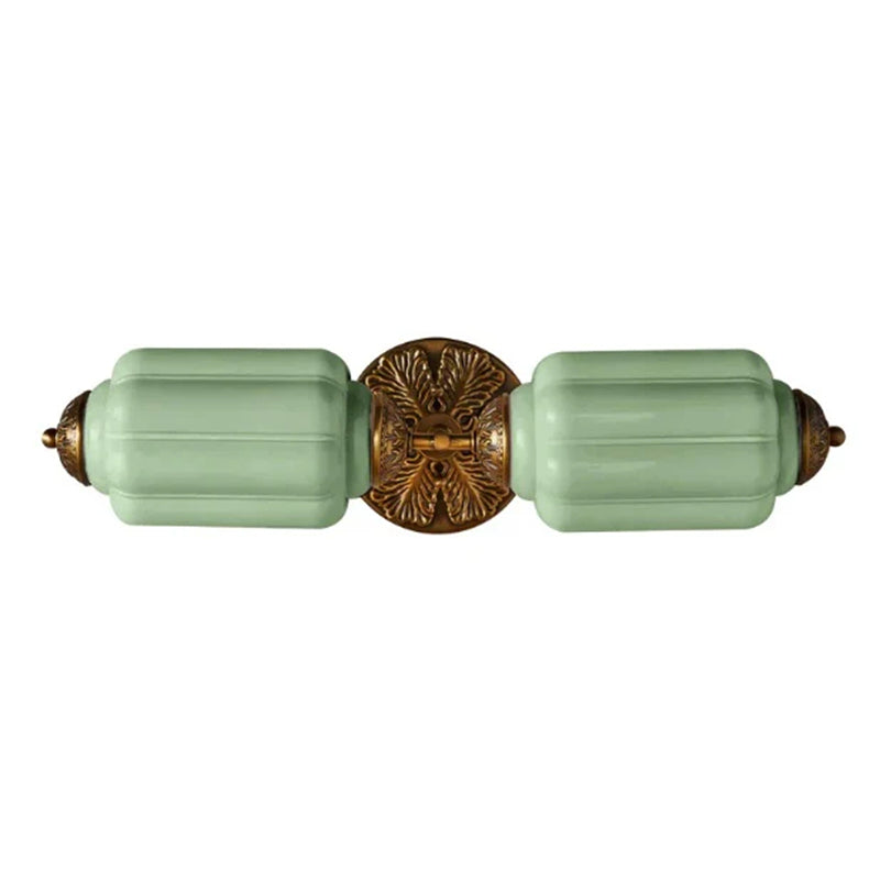 Eloise Glas Wandleuchte - Vintage Milchglas Wandleuchte Schminktisch