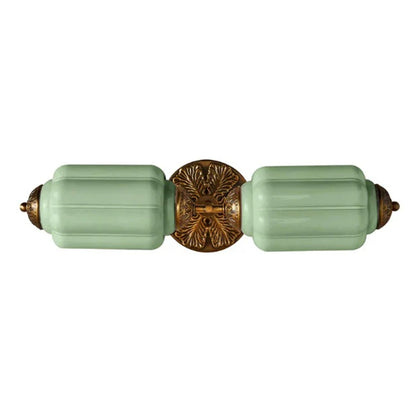 Eloise Glas Wandleuchte - Vintage Milchglas Wandleuchte Schminktisch