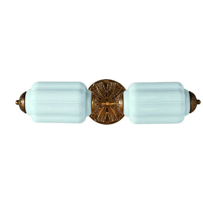 Eloise Glas Wandleuchte - Vintage Milchglas Wandleuchte Schminktisch