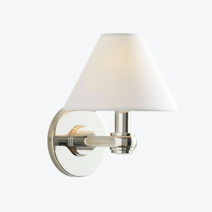 Everett Contemporary Metal Wall Light with Cylindrical Shades for Hallway and Bedroom