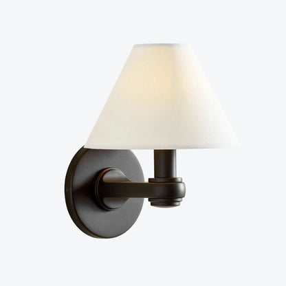 Everett Contemporary Metal Wall Light with Cylindrical Shades for Hallway and Bedroom