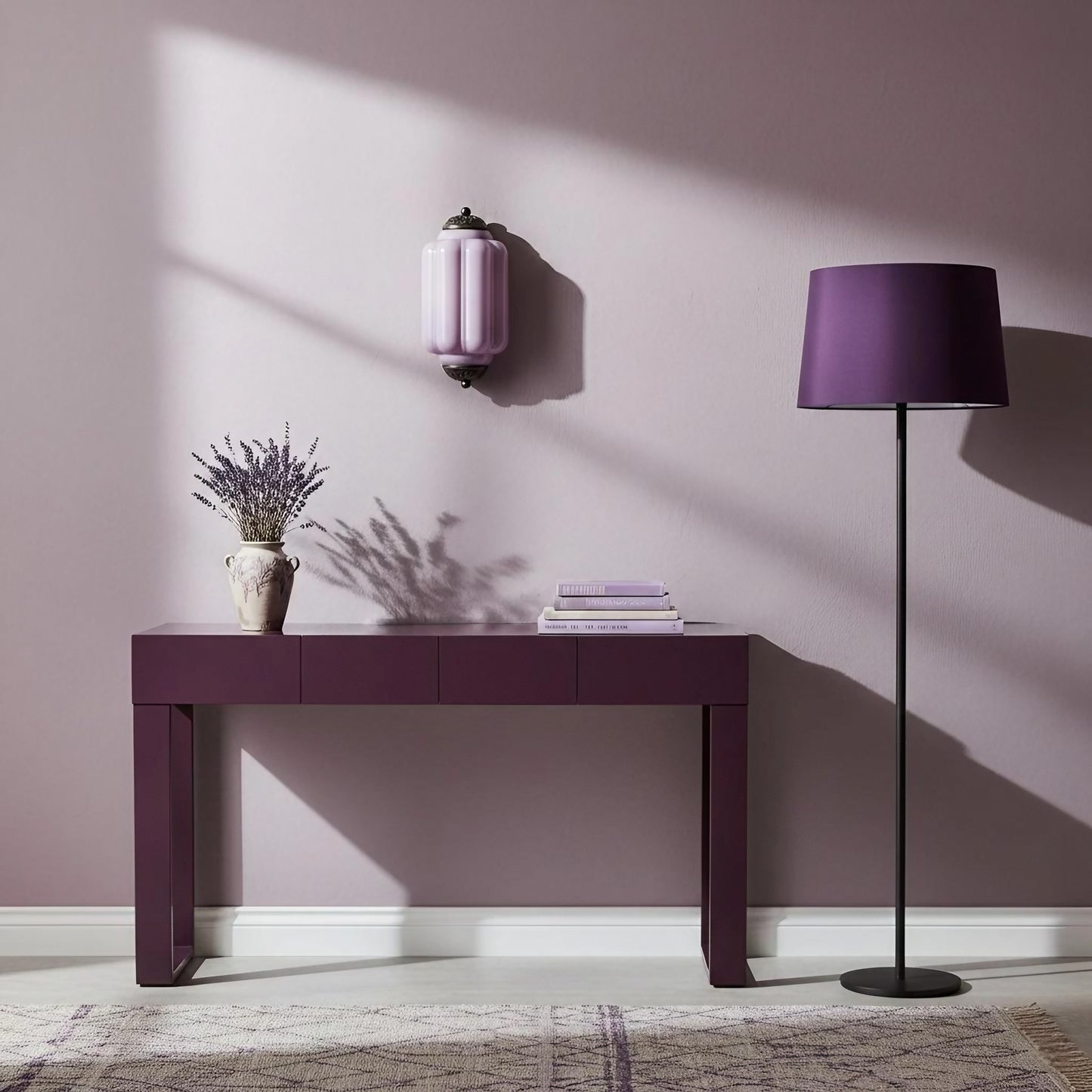 Eloise Flush Mount Wall Sconce - Retro Milk Glass Sconce