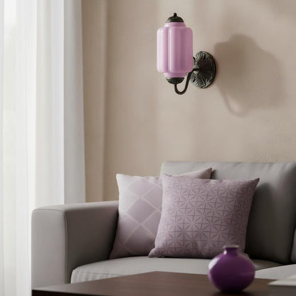 Eloise Glass Sconce - Vintage Milk Glass Wall Lamp