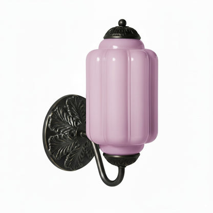 Eloise Glass Sconce - Vintage Milk Glass Wall Lamp
