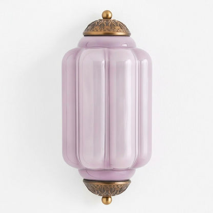 Eloise Flush Mount Wall Sconce - Retro Milk Glass Sconce