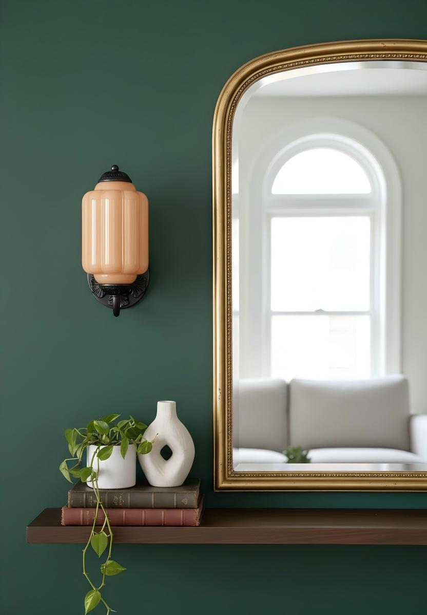 Eloise Glass Sconce - Vintage Milk Glass Wall Lamp