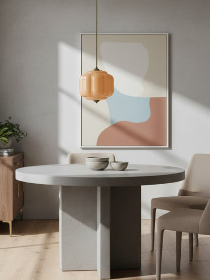 Eloise Glass Pendant Light - Vintage Pendant Light Dining Table