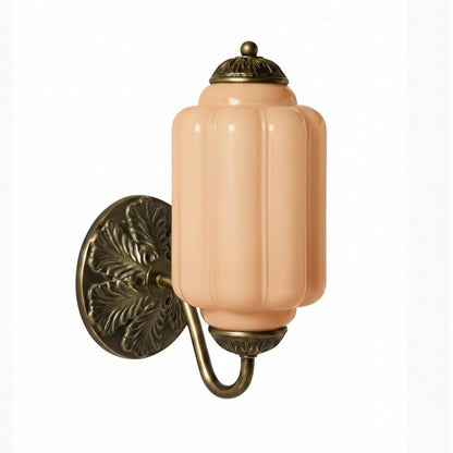 Eloise Glass Sconce - Vintage Milk Glass Wall Lamp