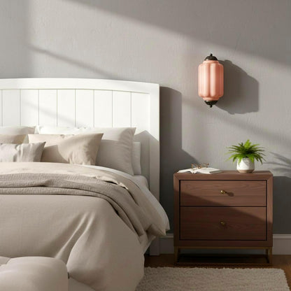 Eloise Flush Mount Wall Sconce - Retro Milk Glass Sconce