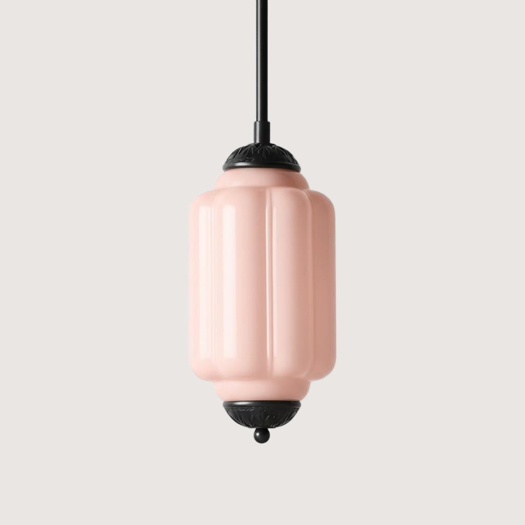 Eloise Petite Pendant Light - Vintage Milk Glass Lamp