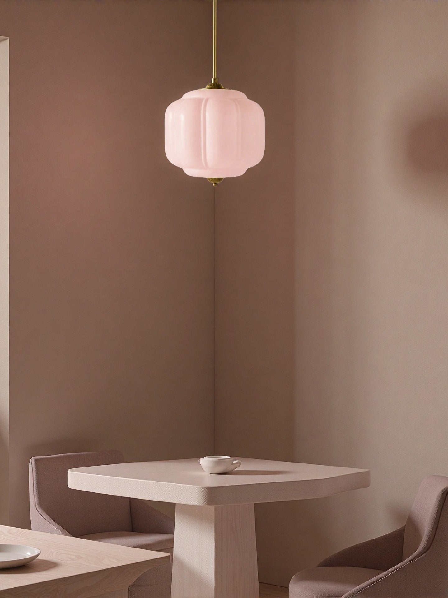 Eloise Glass Pendant Light - Vintage Pendant Light Dining Table