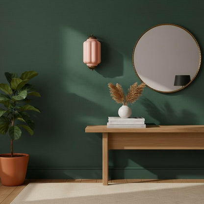 Eloise Flush Mount Wall Sconce - Retro Milk Glass Sconce