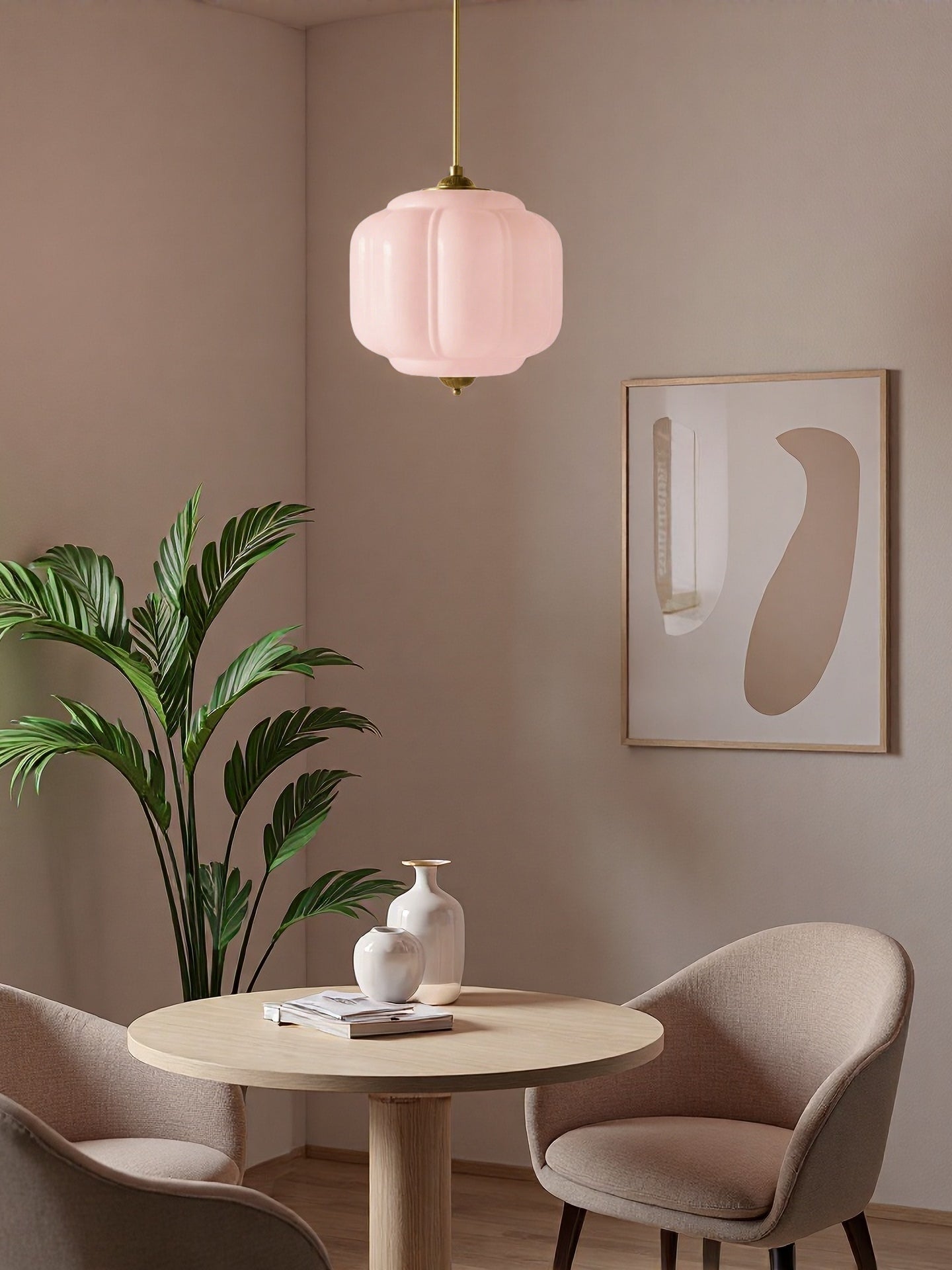 Eloise Glass Pendant Light - Vintage Pendant Light Dining Table