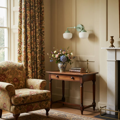 Opalume Glass Vanity Light – Vintage-Inspired Design – Perfect for Bathroom & Powder Room