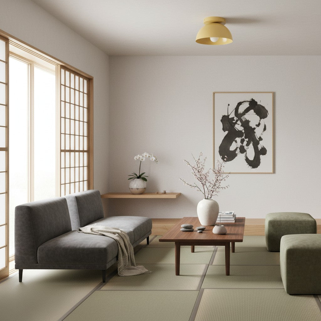 Metio Dome Minimalist Ceiling Light Modern Design for Bedrooms & Hallways