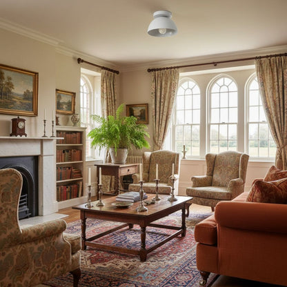 Metio Dome Minimalist Ceiling Light Modern Design for Bedrooms & Hallways