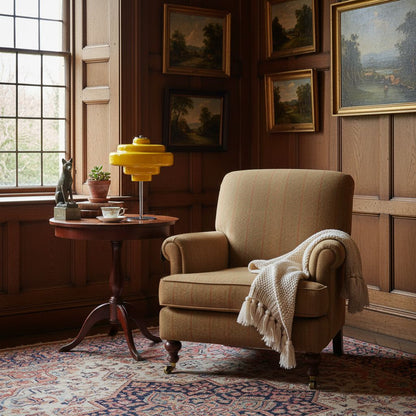 Koloro Tiered Glass Table Lamp – Retro Style for Living Room or Bedroom